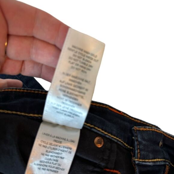 True Religion Becca NWOT  Mid Rise Flap Pocket Boot. Cut Jeans Sz 32 - Picture 9 of 13